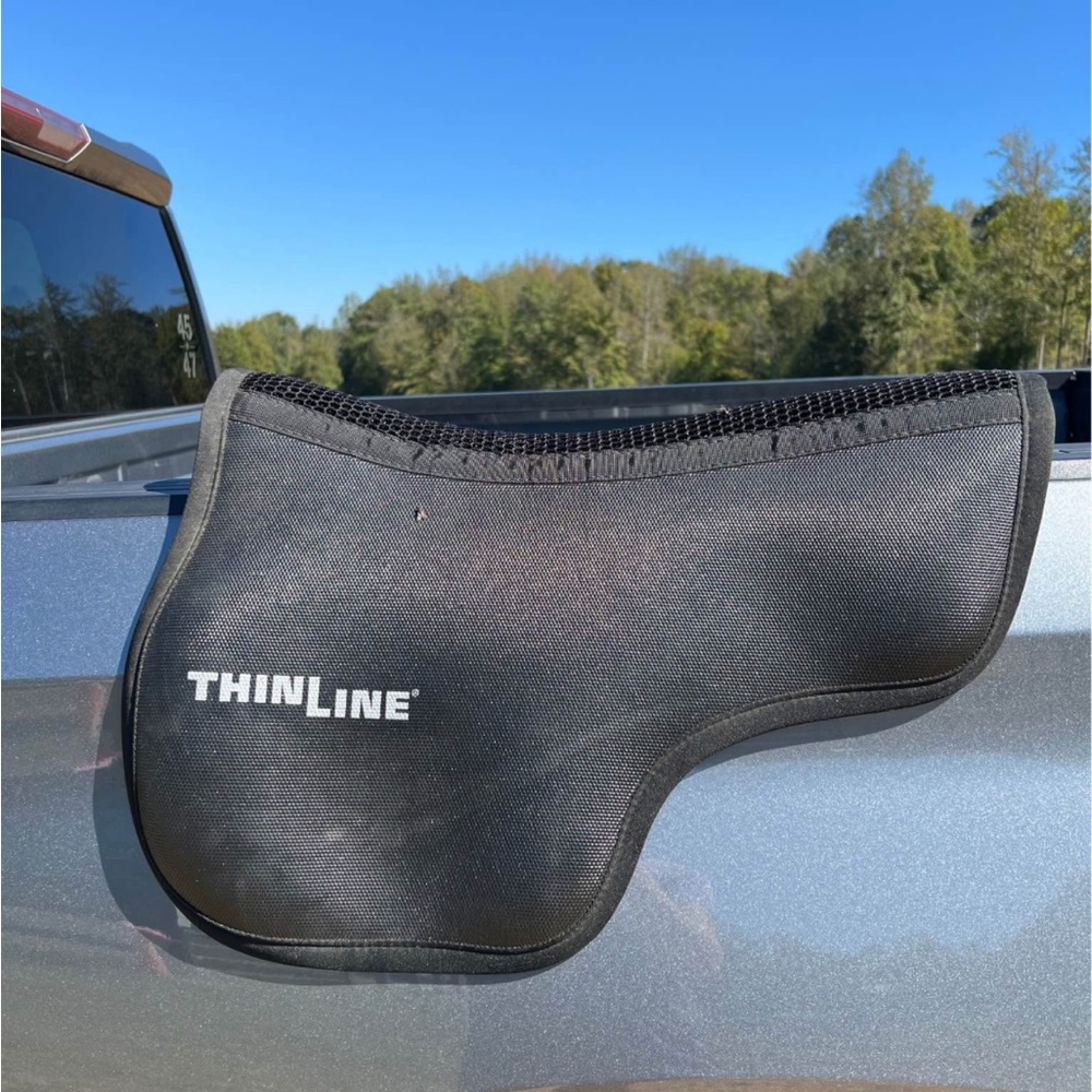 ThinLine Black Saddle Pad